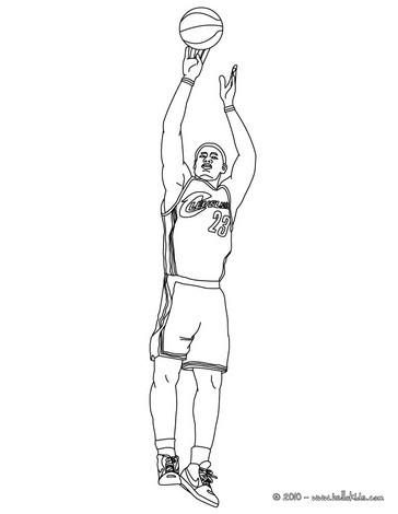 Lebron james coloring pages