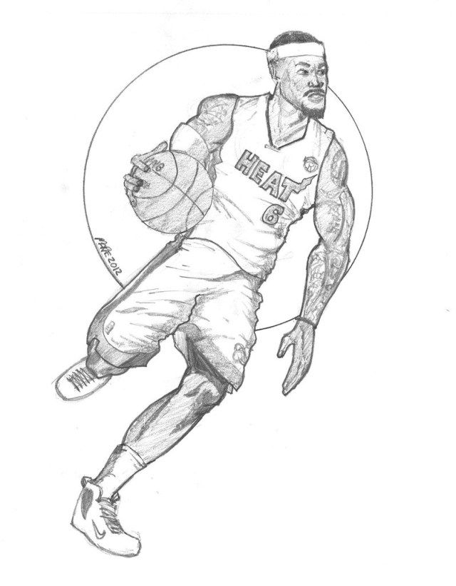 Pretty image of lebron james coloring pages