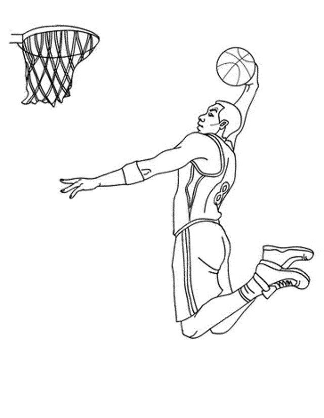 Pretty image of lebron james coloring pages