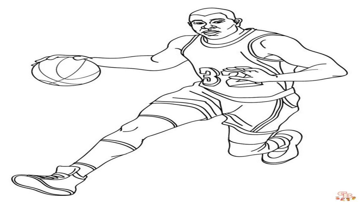 Exciting lebron james coloring pages for kids