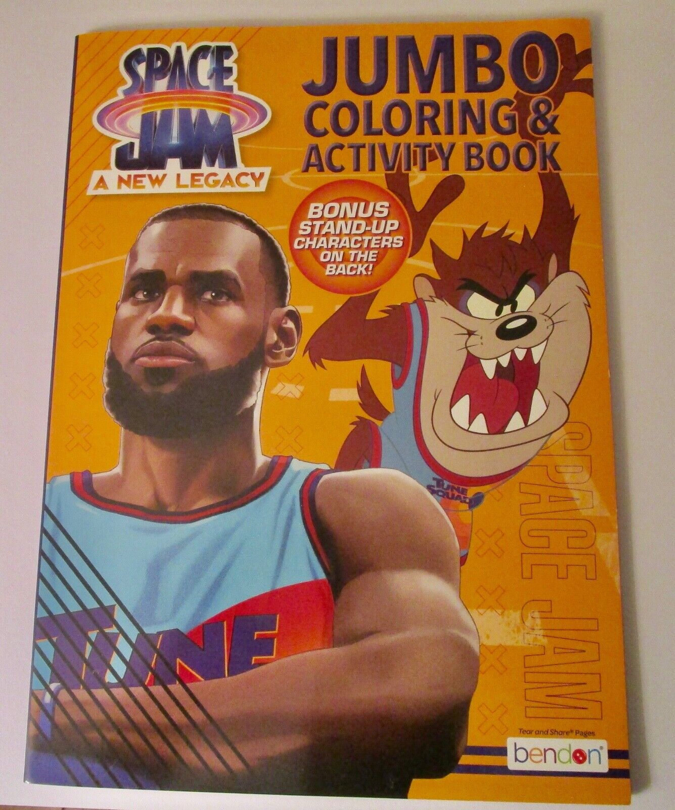 Space jam a new legacy lebron james jumbo coloring activity book