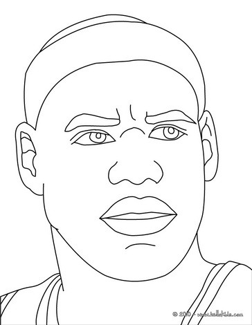 Lebron james coloring pages