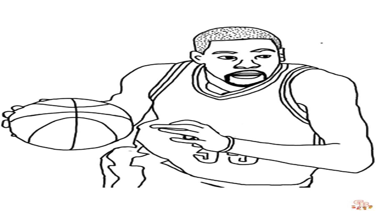 Exciting lebron james coloring pages for kids