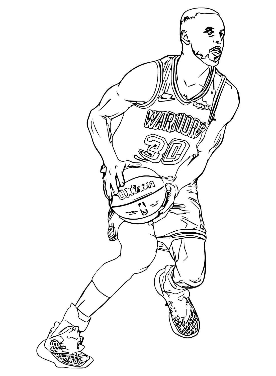 Stephen curry coloring pages printable for free download