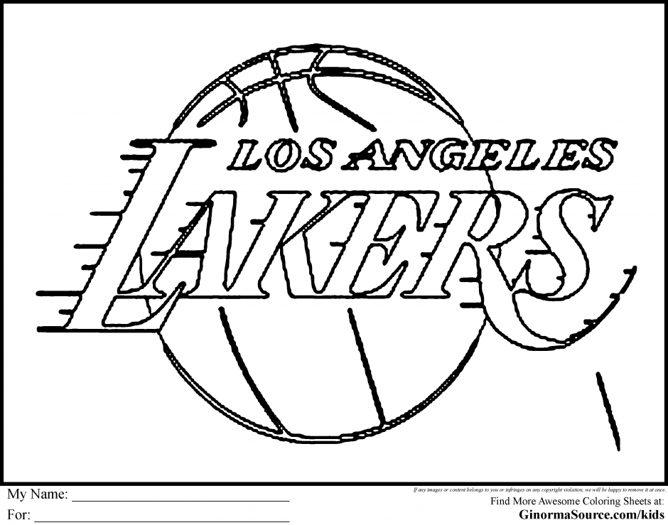 Lebron james coloring pages lakers