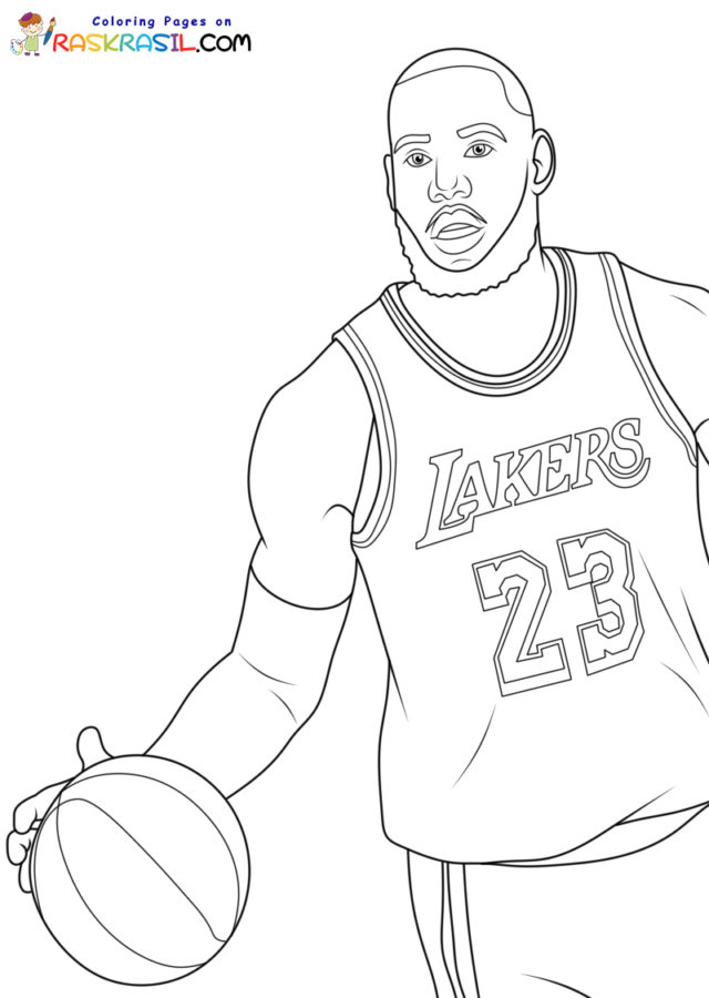 Nba coloring pages