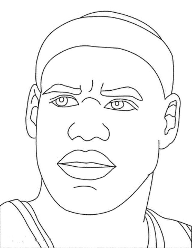 Pretty image of lebron james coloring pages