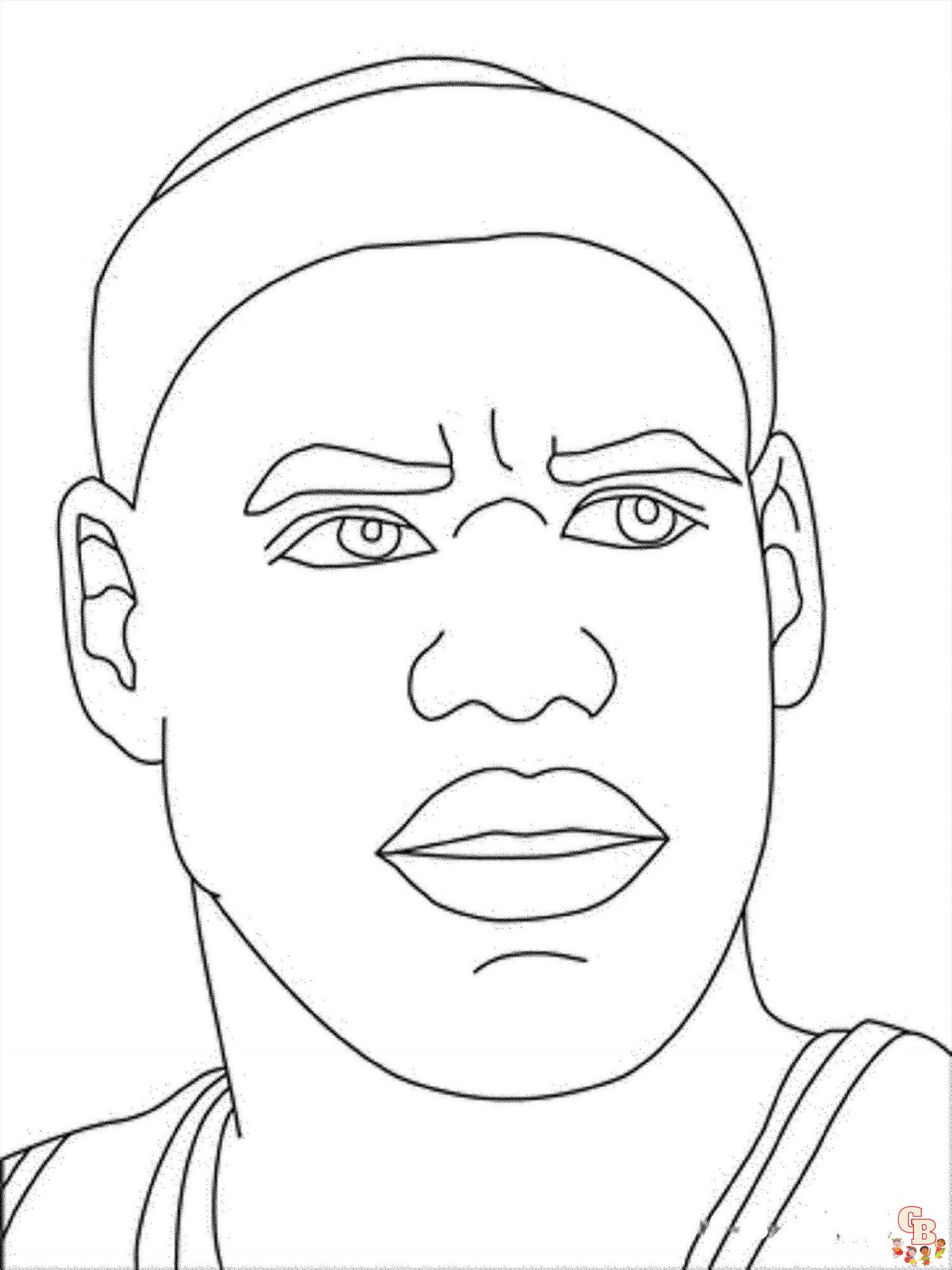 Exciting lebron james coloring pages for kids