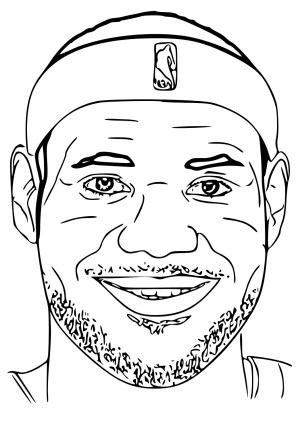 Free printable lebron james coloring pages sheets and pictures for adults and kids girls and boys