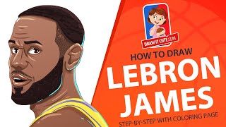 Lebron jaes how to draw nba step