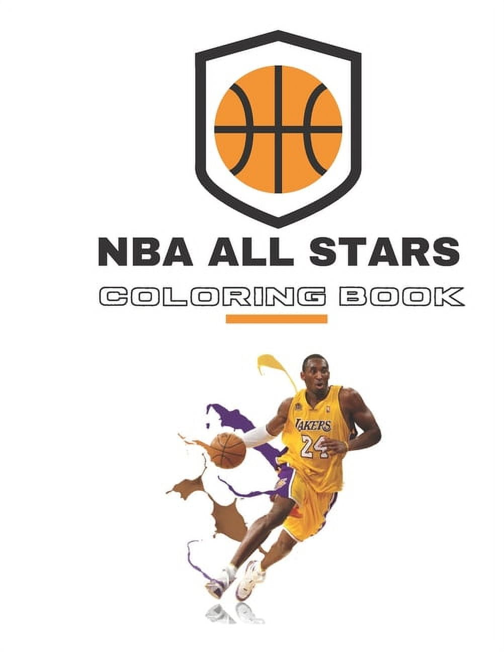 Nba all stars coloring book nba coloring book with most all stars players stephen curry lebron james kevin durant kawhi leonard james alexander and others paperback