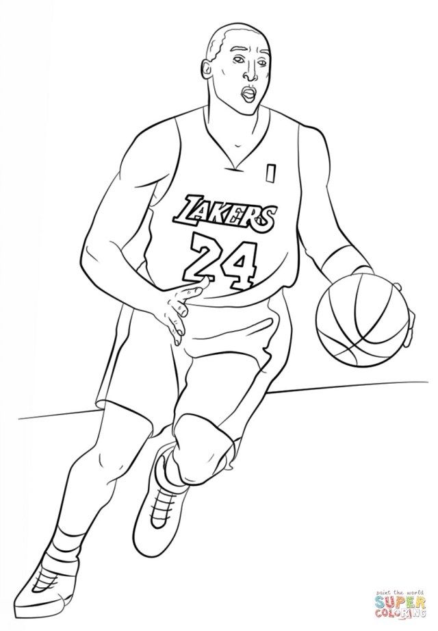 Pretty image of lebron james coloring pages