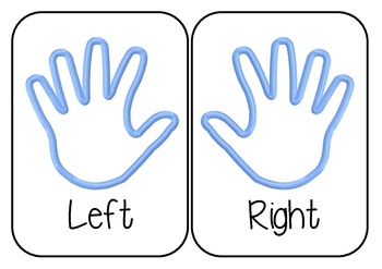 Left and right hand printable tpt