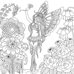 Angel wing coloring page vector images over