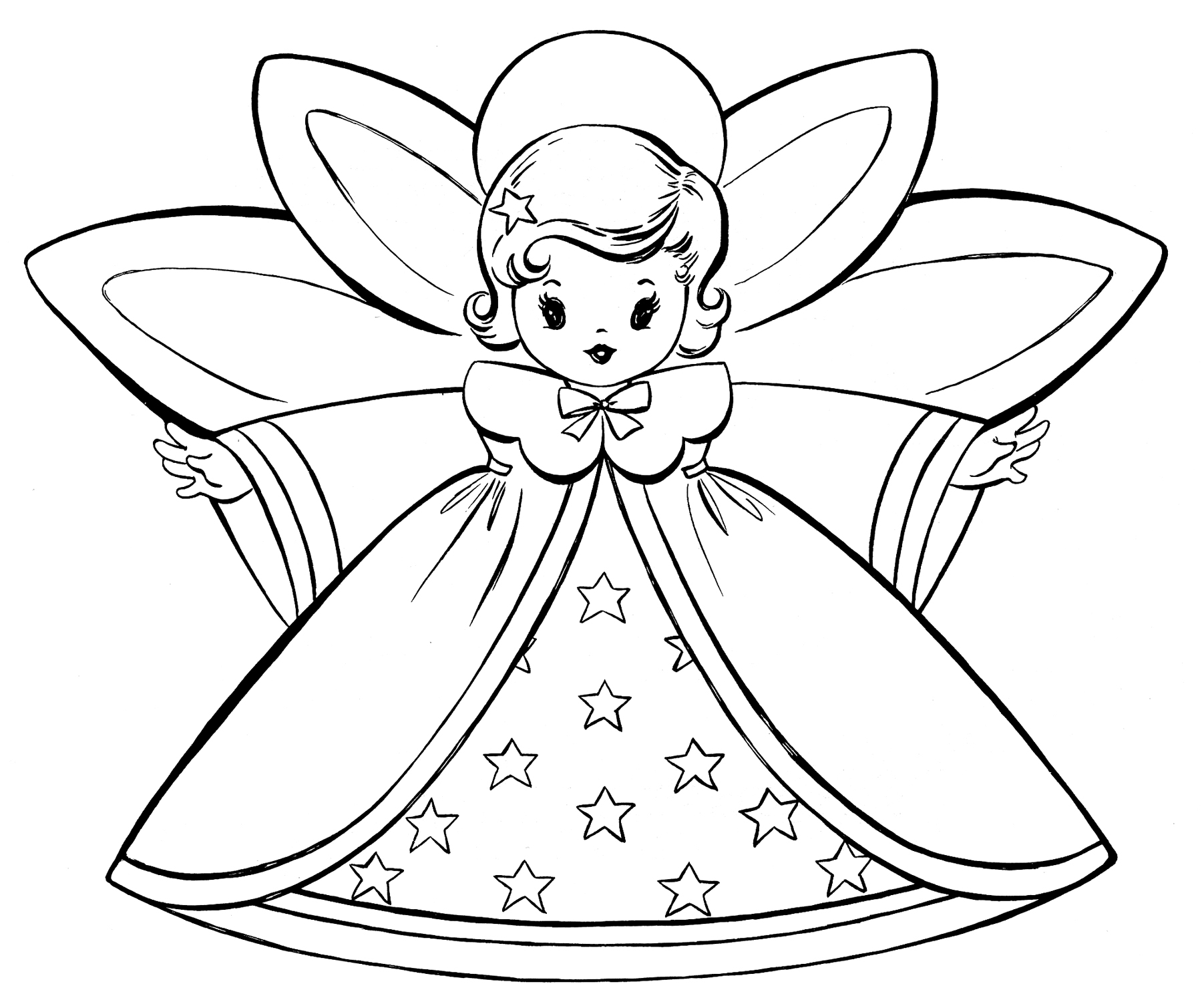 Free christmas coloring pages