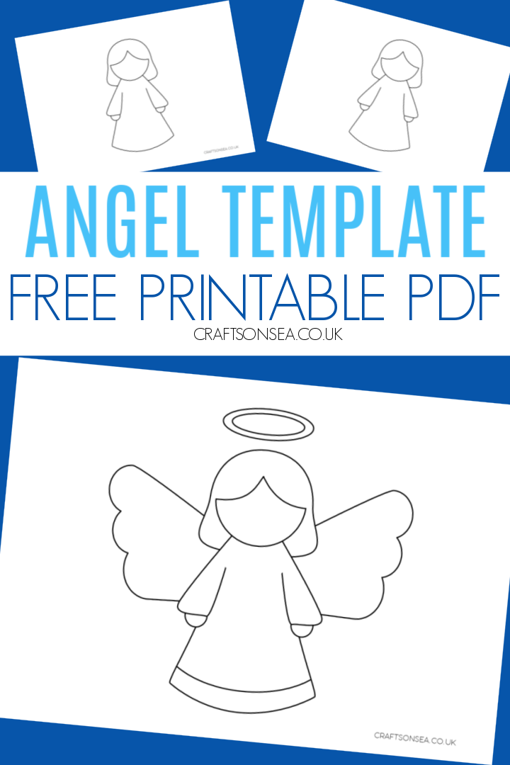 Free angel template printable pdf