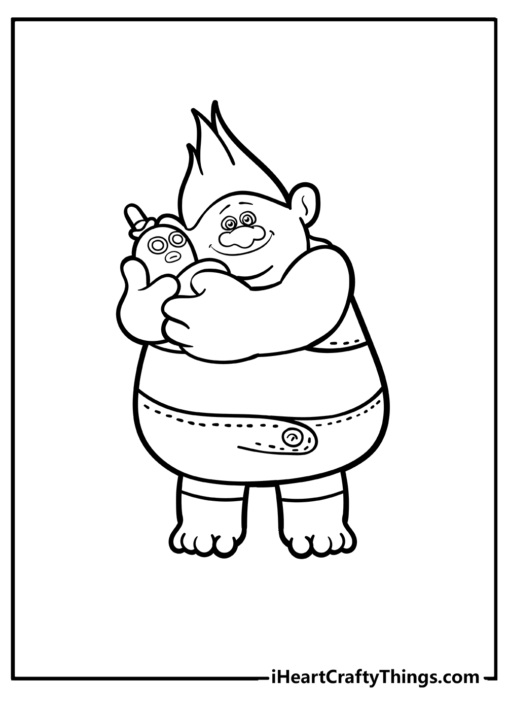 Troll coloring pages free printables