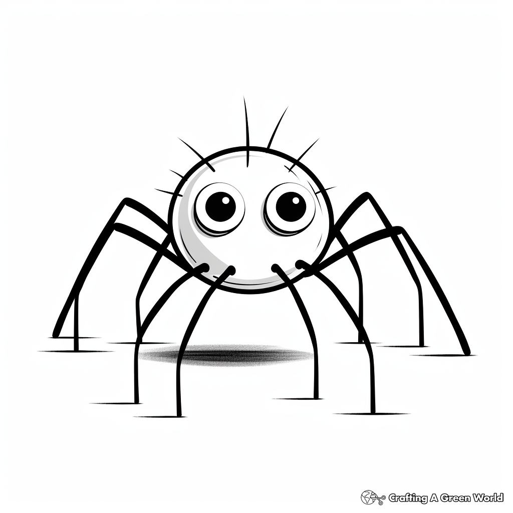 Baby long legs coloring pages