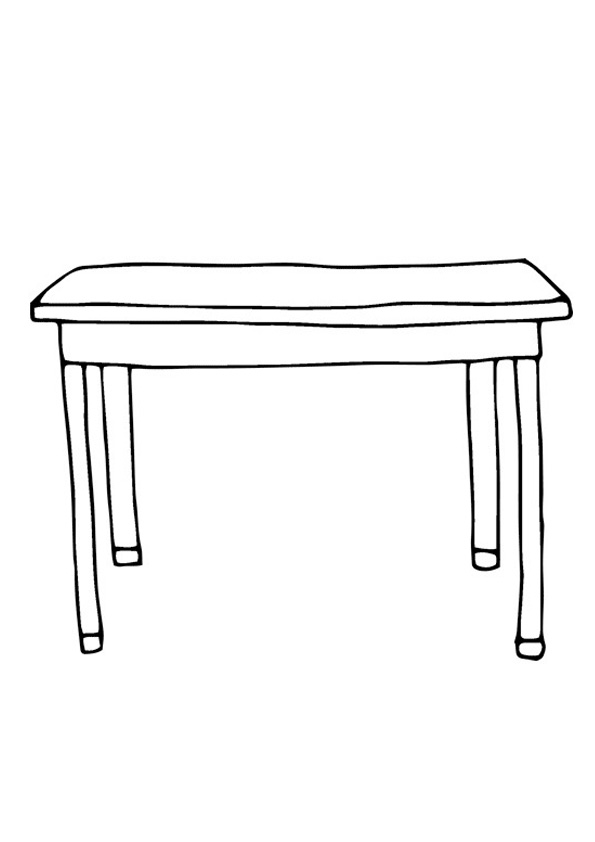 Coloring pages table coloring pages for kids