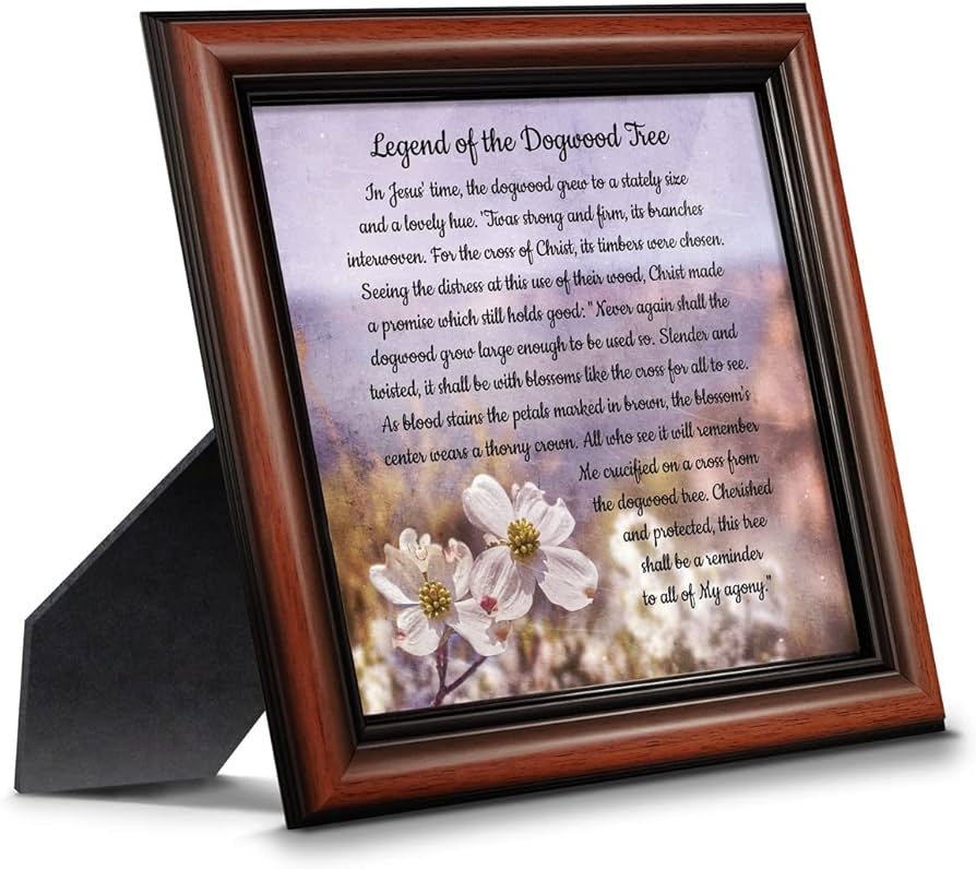 Crossroads home dãcor the legend of the dogwood tree easter home decor easter story of the crucifixion of christ christian easter decorations christian wall art gifts for women w posters