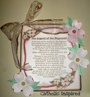 The legend of the dogwood tree crafts and cards