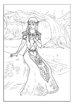 Immerse yourself in the magic of the legend of zelda with our coloring pages