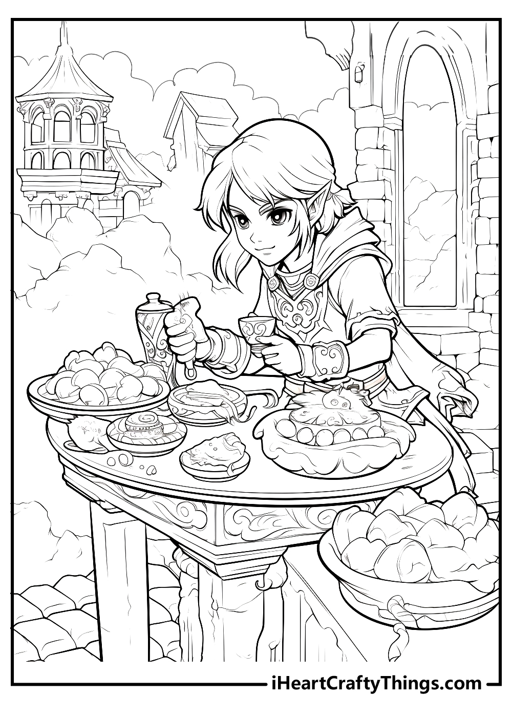 Printable zelda coloring pages updated