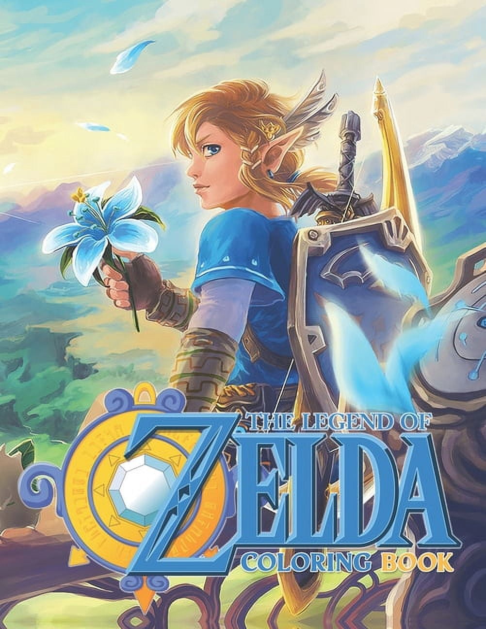 The legend of zelda coloring book amazing coloring book for everyone with high