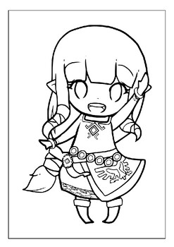 Immerse yourself in the magic of the legend of zelda with our coloring pages