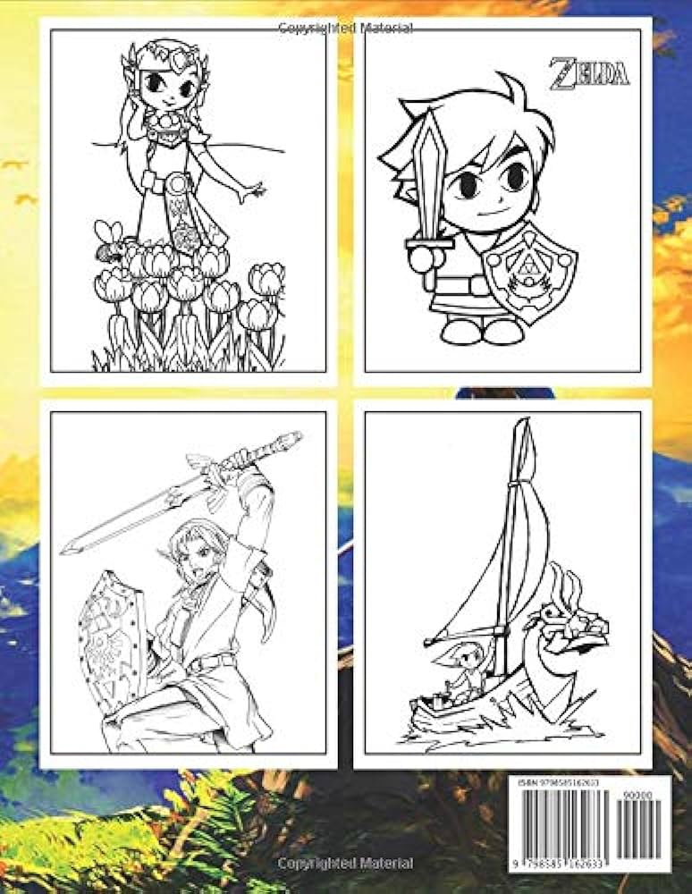 The legend of zelda coloring book impressive the legend of zelda colouring books for adults and kids the legend of zelda colouring pages