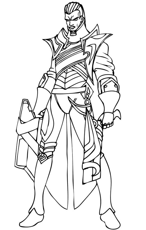 League of legends coloring pages printable for free download