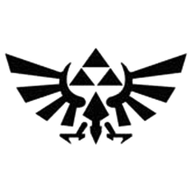 Zelda triforce large glitter tattoo stencil â henna caravan