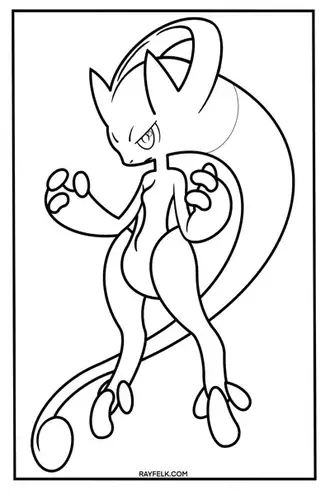 Legendary pokãmon coloring pages