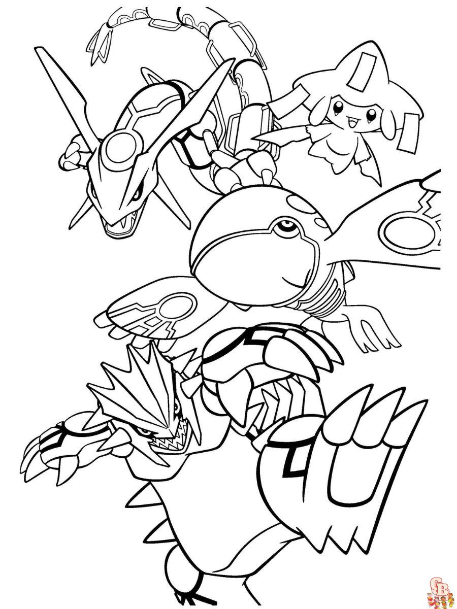 Pokemon coloring pages free printable sheets at