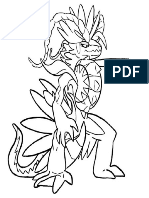 Printable koraidon pokemon coloring page pdf