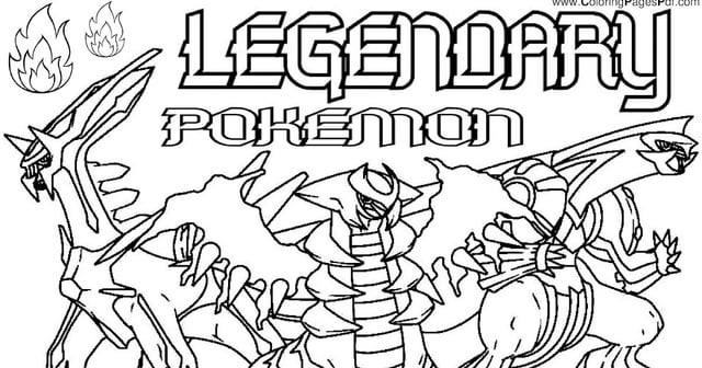 Legendary pokemon coloring pages rcoloringpagespdf