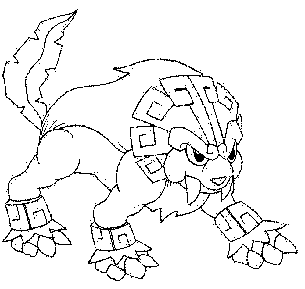 Printable legendary pokemon colouring pages