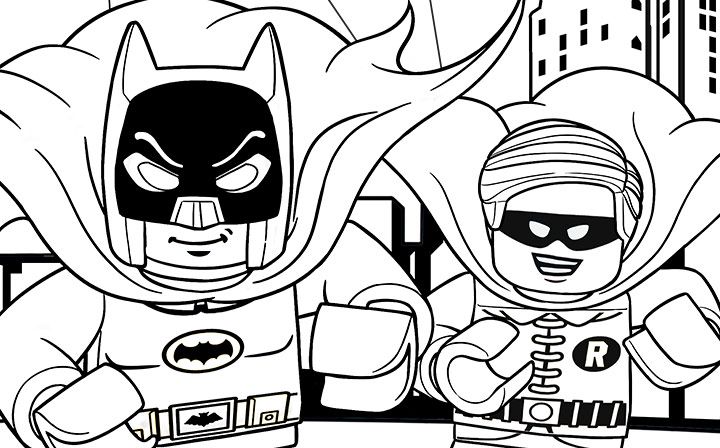 Lego batman coloring pages