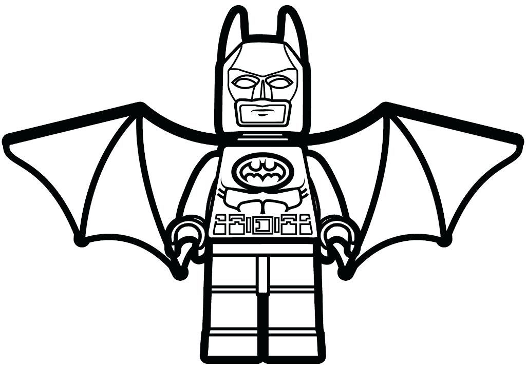 Lego batman coloring pages activity for kids