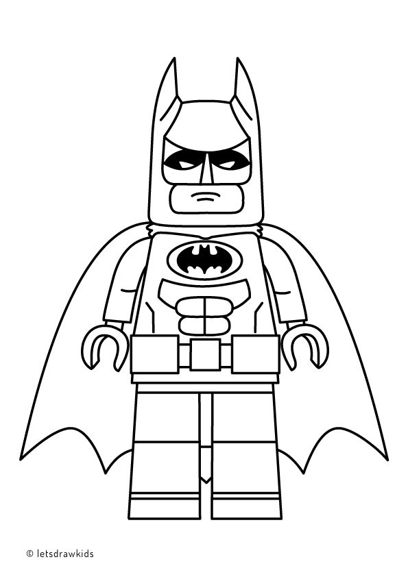 Lego batman drawing