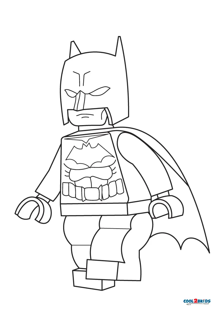 Free printable lego batman coloring pages for kids