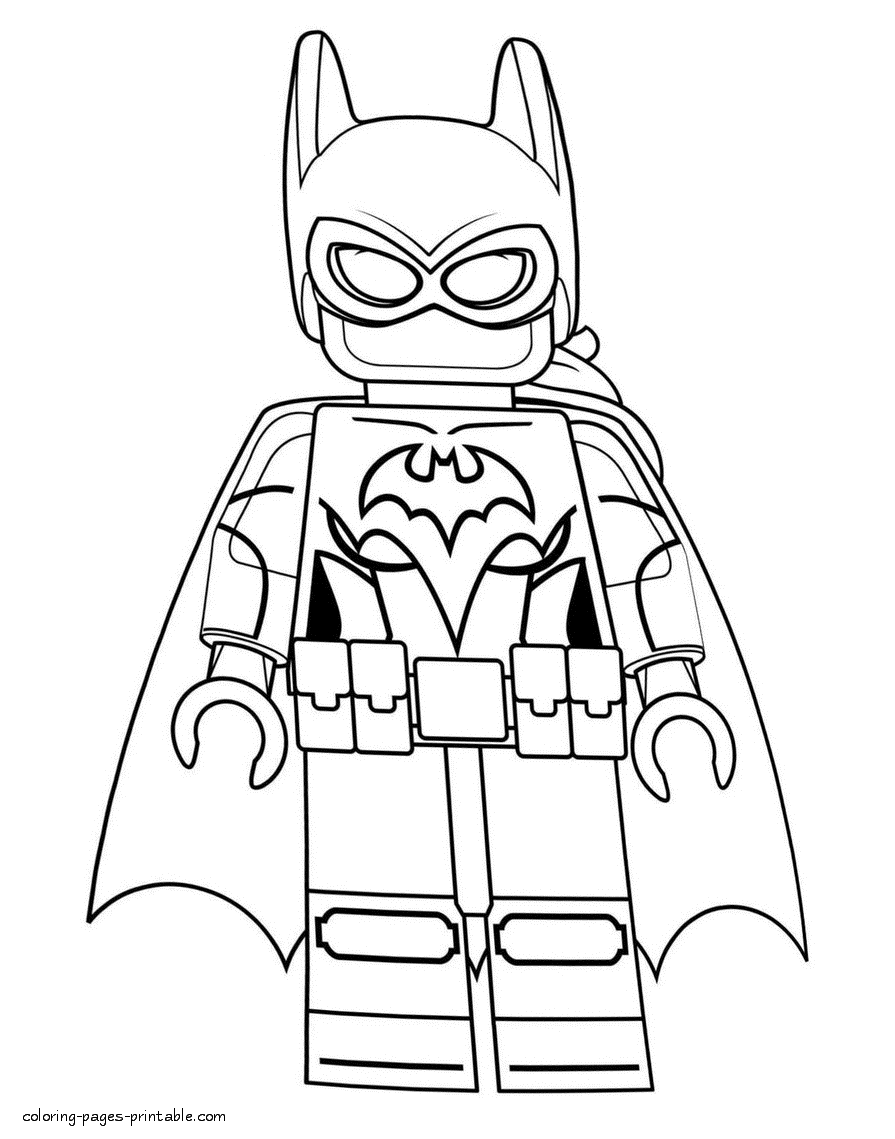 Lego batman printable coloring pages coloring