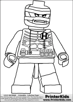 Batman villains coloring pages