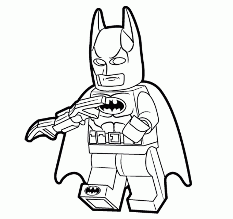 Batman lego printable coloring pages