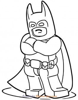 Lego batman colouring pictures to print