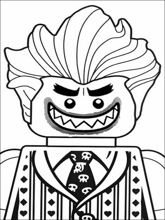 Lego batman free printable coloring book