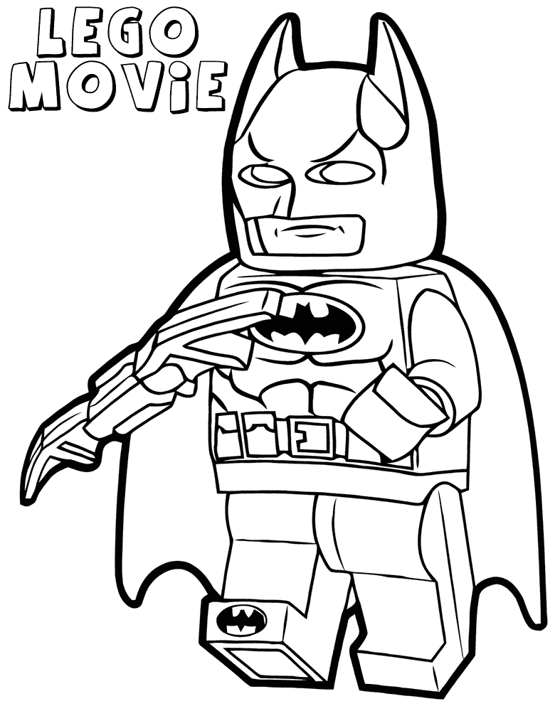 Lego batman coloring pages