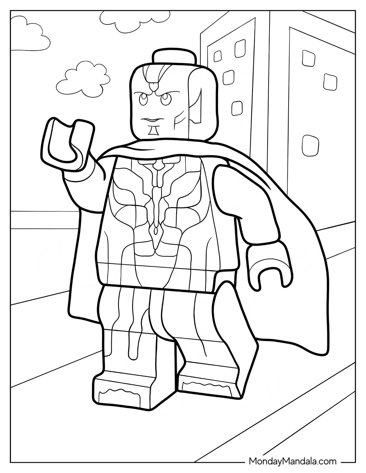 Lego avengers coloring pages free pdf printables