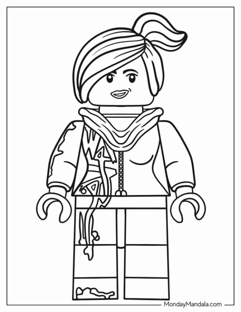 Lego coloring pages free pdf printables