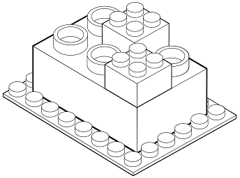 Building with and duplo bricks